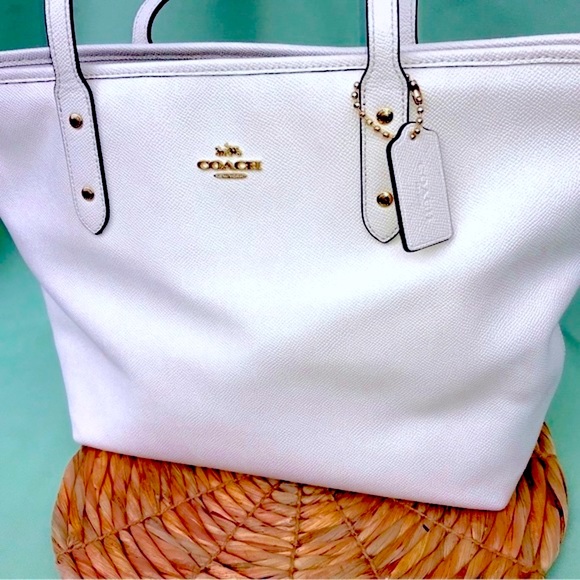 Coach City Zip Tote Shoulder Bag - Picture 6 of 8